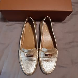 Gold Coach shoes